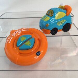 Vtech Go Go Smart Wheels RC Car Blue Orange w/Remote Lights Sounds Tested